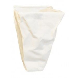 New White Ceramic Crepe Paper Vase